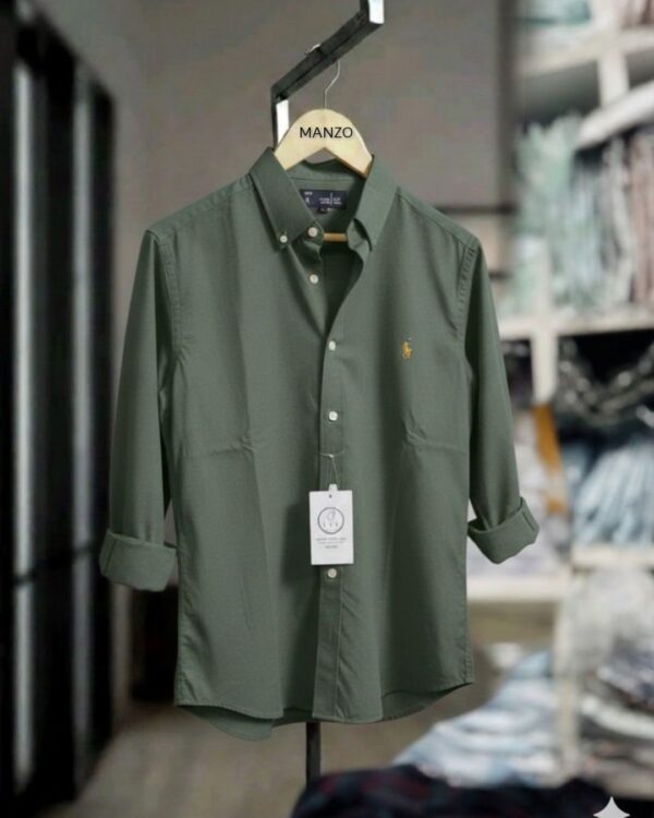 Off Green Shirt